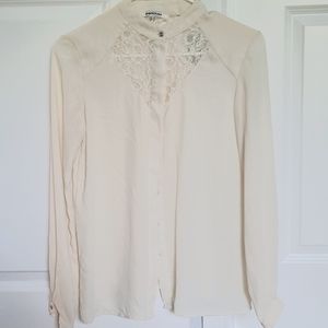 Cream blouse